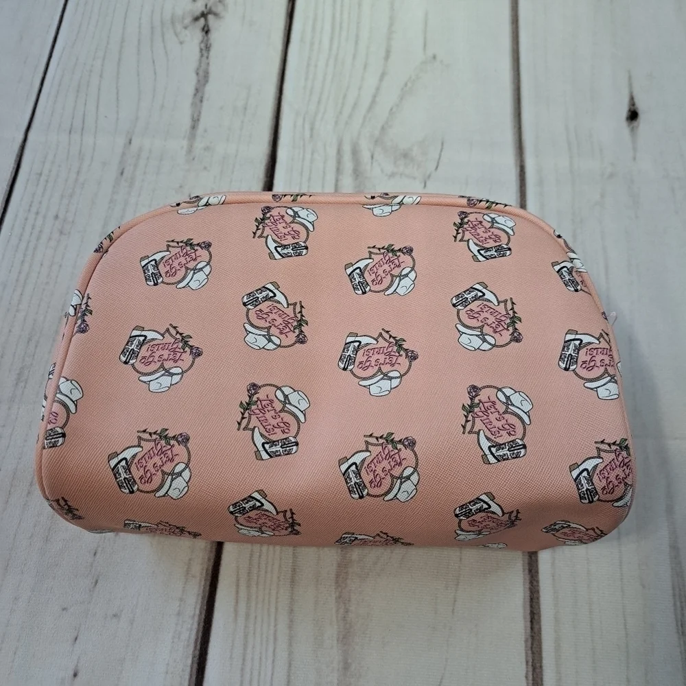 The Vintage Cosmetic Company Lets Go Girls Western Cowgirl Travel Cosmetic Bag